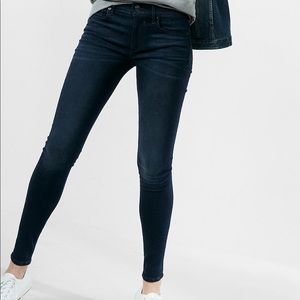 Express Leggings $30 Mid rise, dark wash